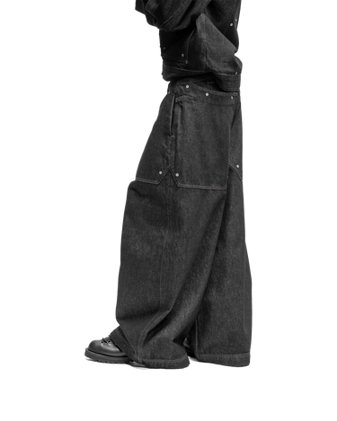 RIVET BAGGY DENIM