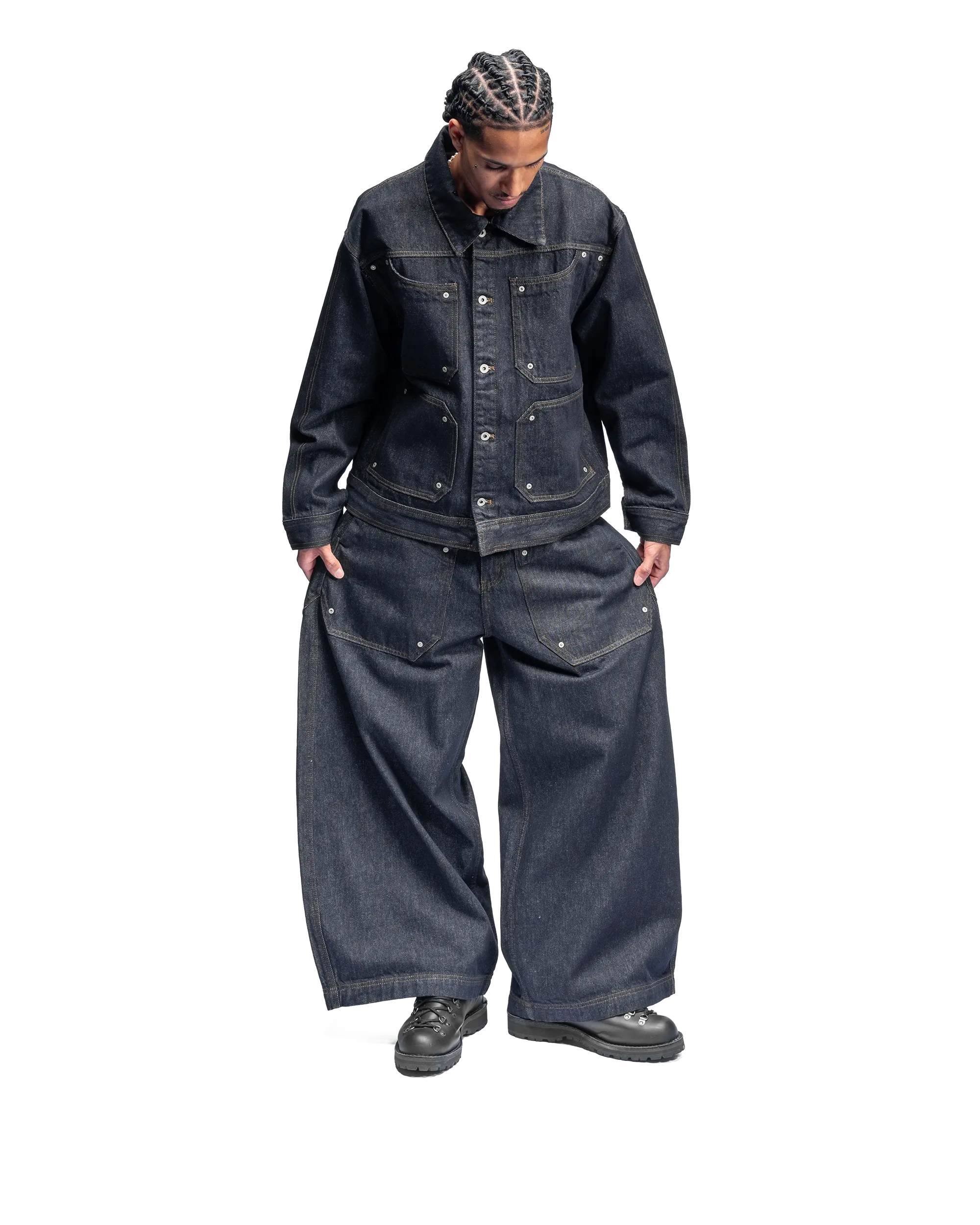 RIVET BAGGY DENIM