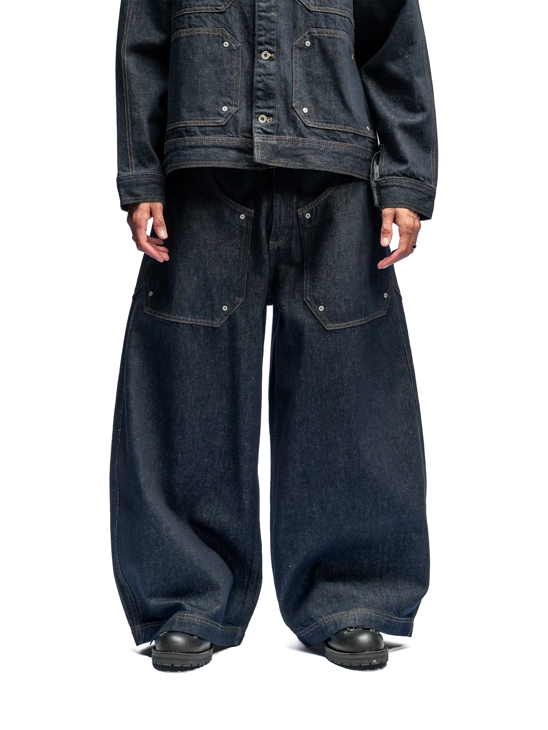 RIVET BAGGY DENIM