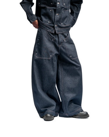 RIVET BAGGY DENIM