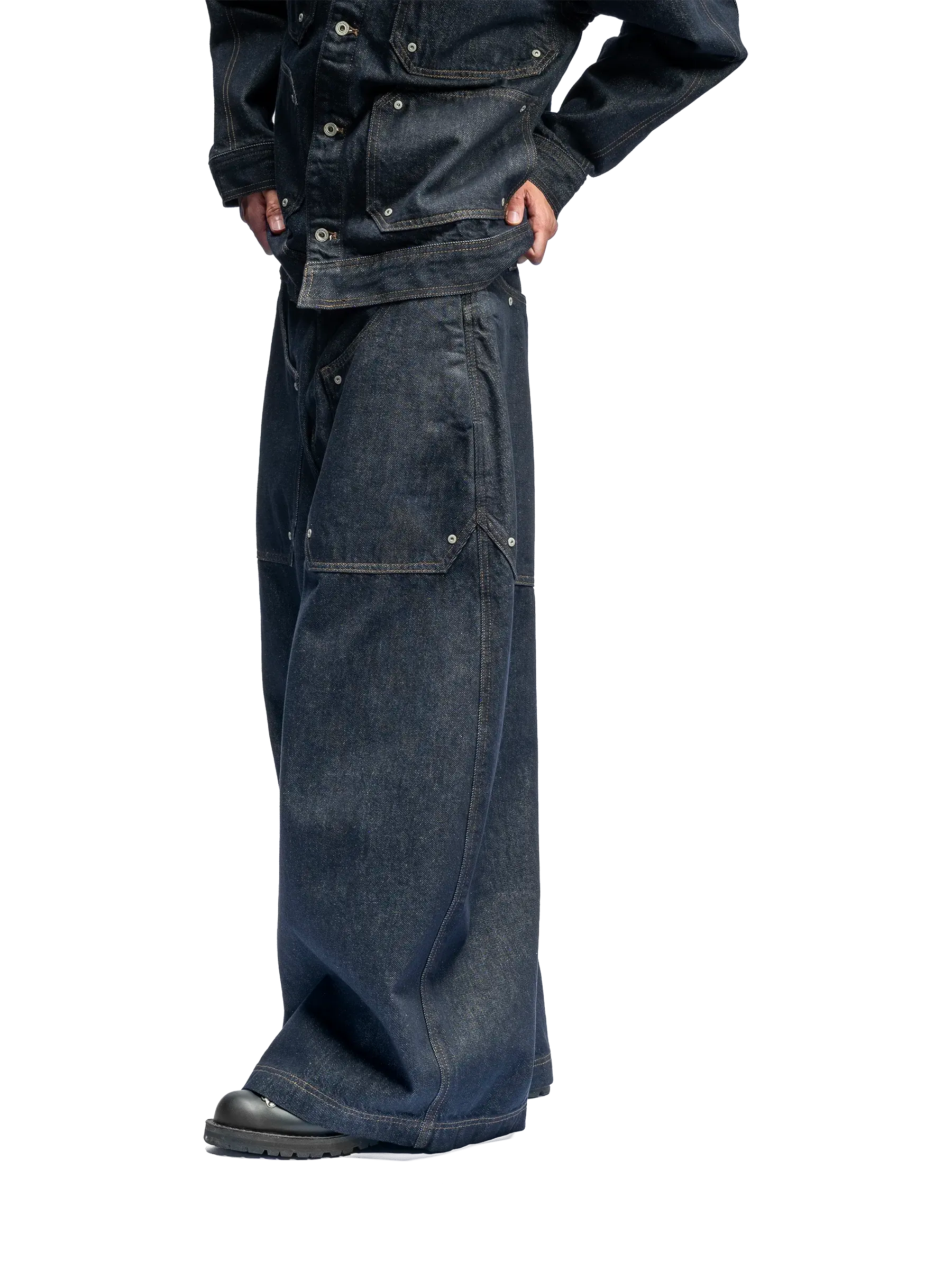 RIVET BAGGY DENIM