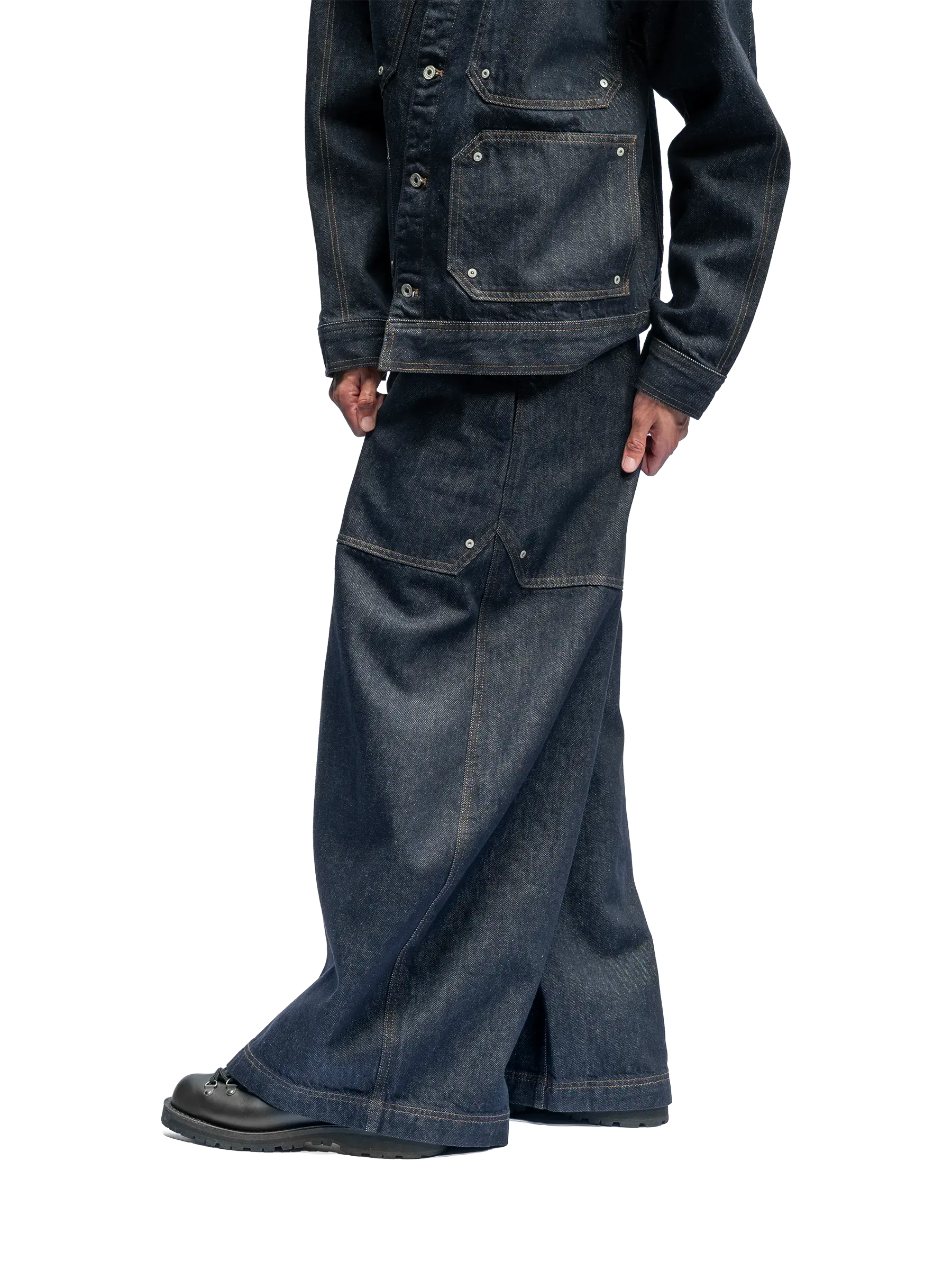 RIVET BAGGY DENIM