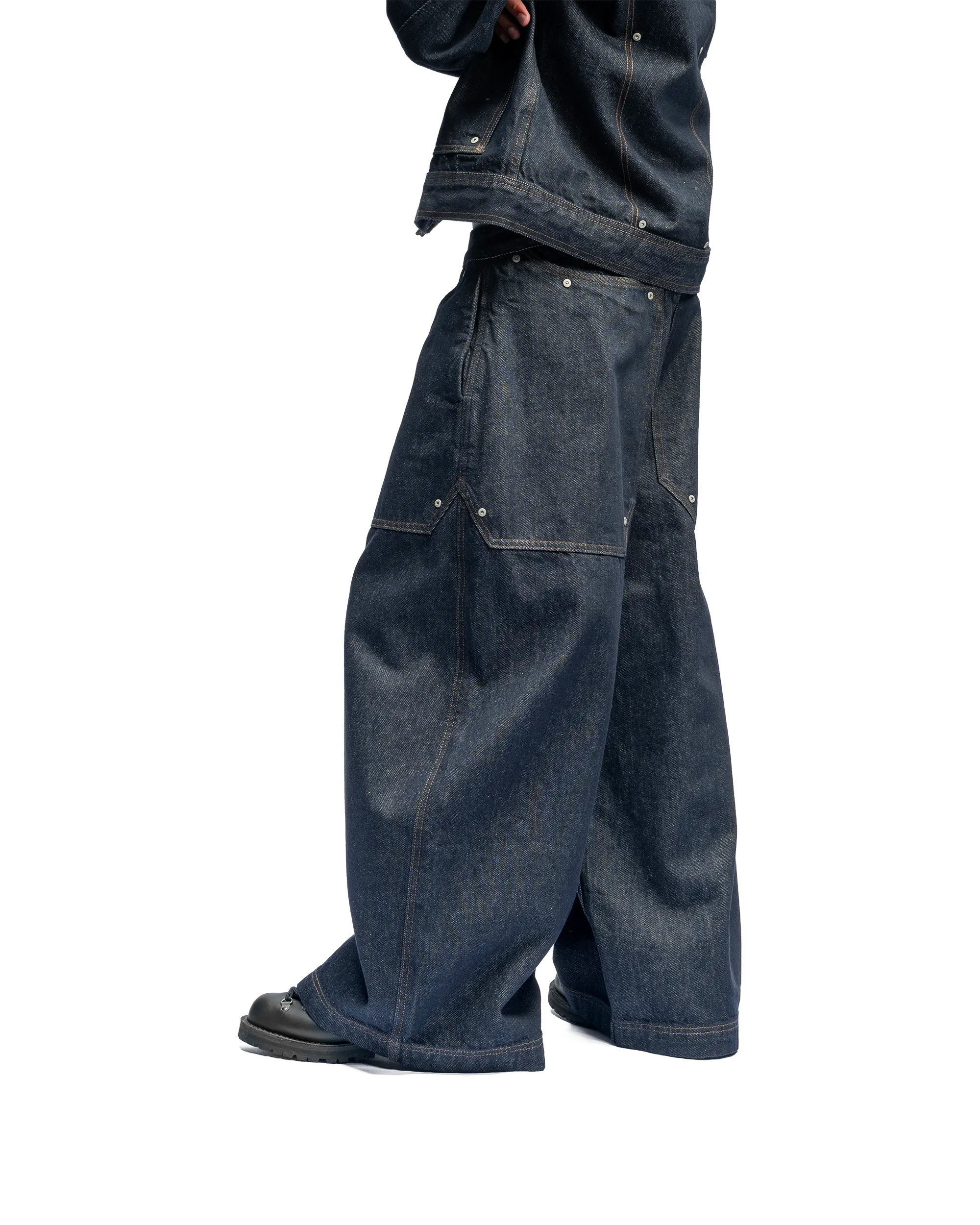 RIVET BAGGY DENIM