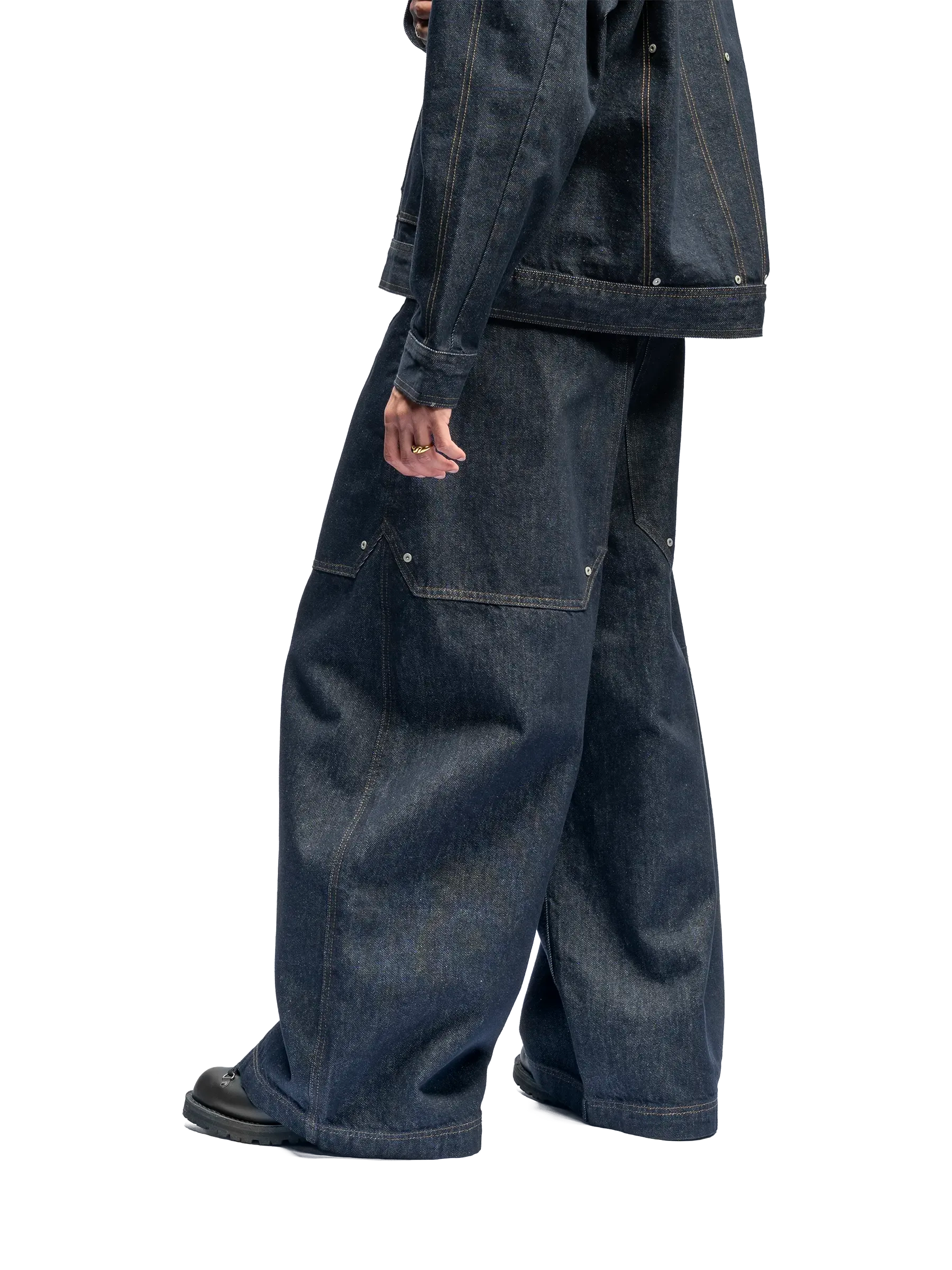 RIVET BAGGY DENIM