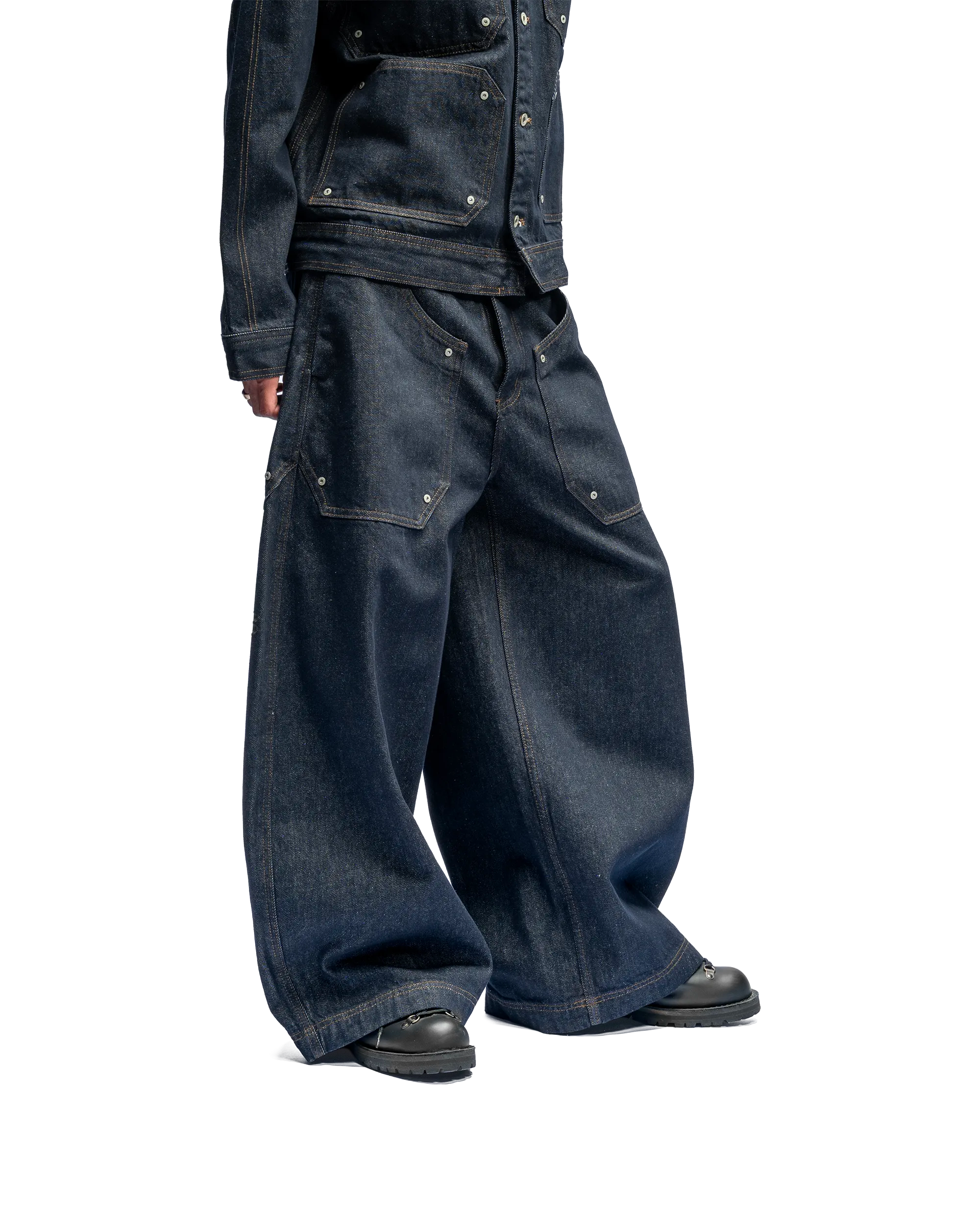 RIVET BAGGY DENIM