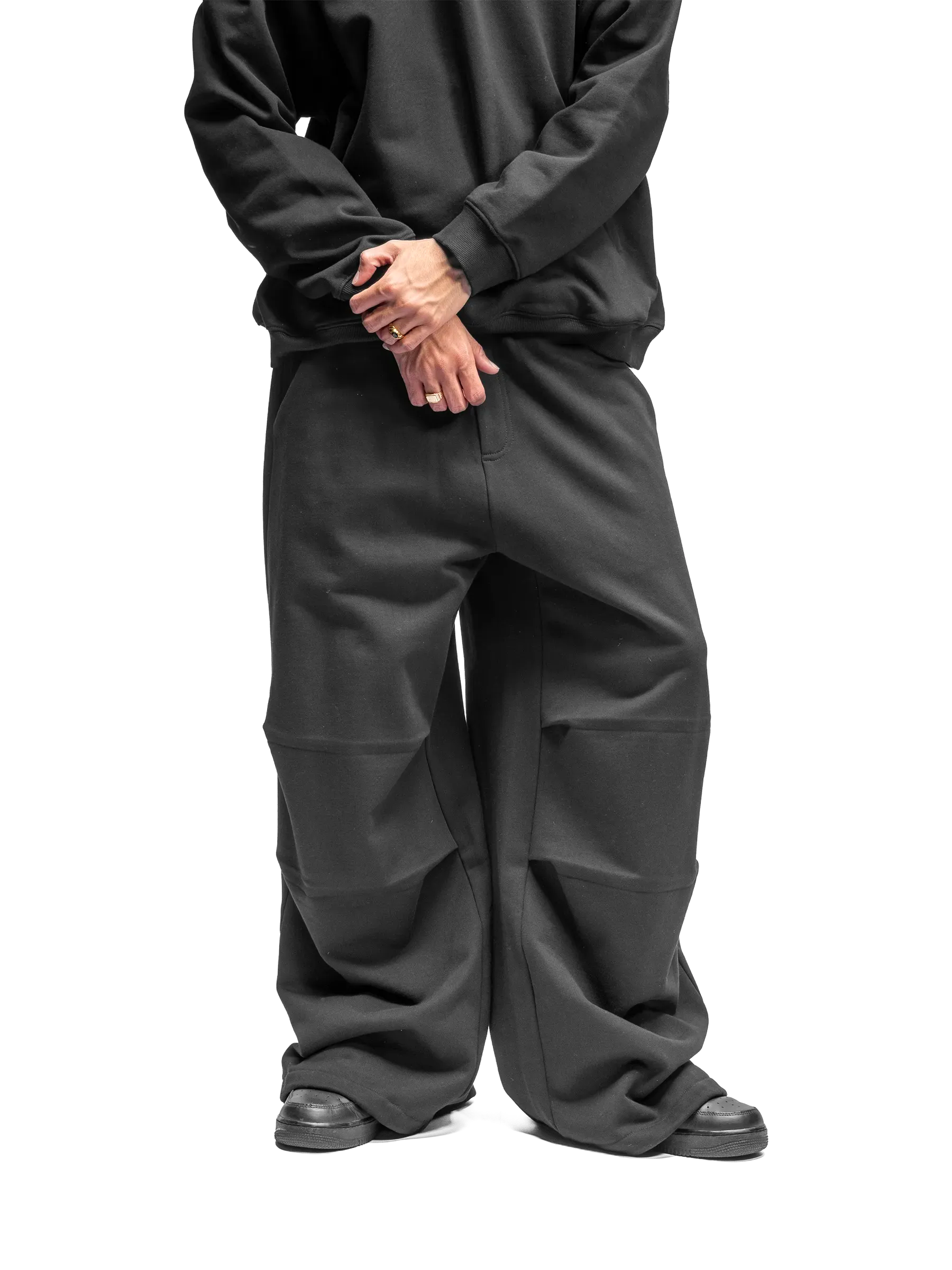 Baggy Sweatpants Black – BLACKTAILOR