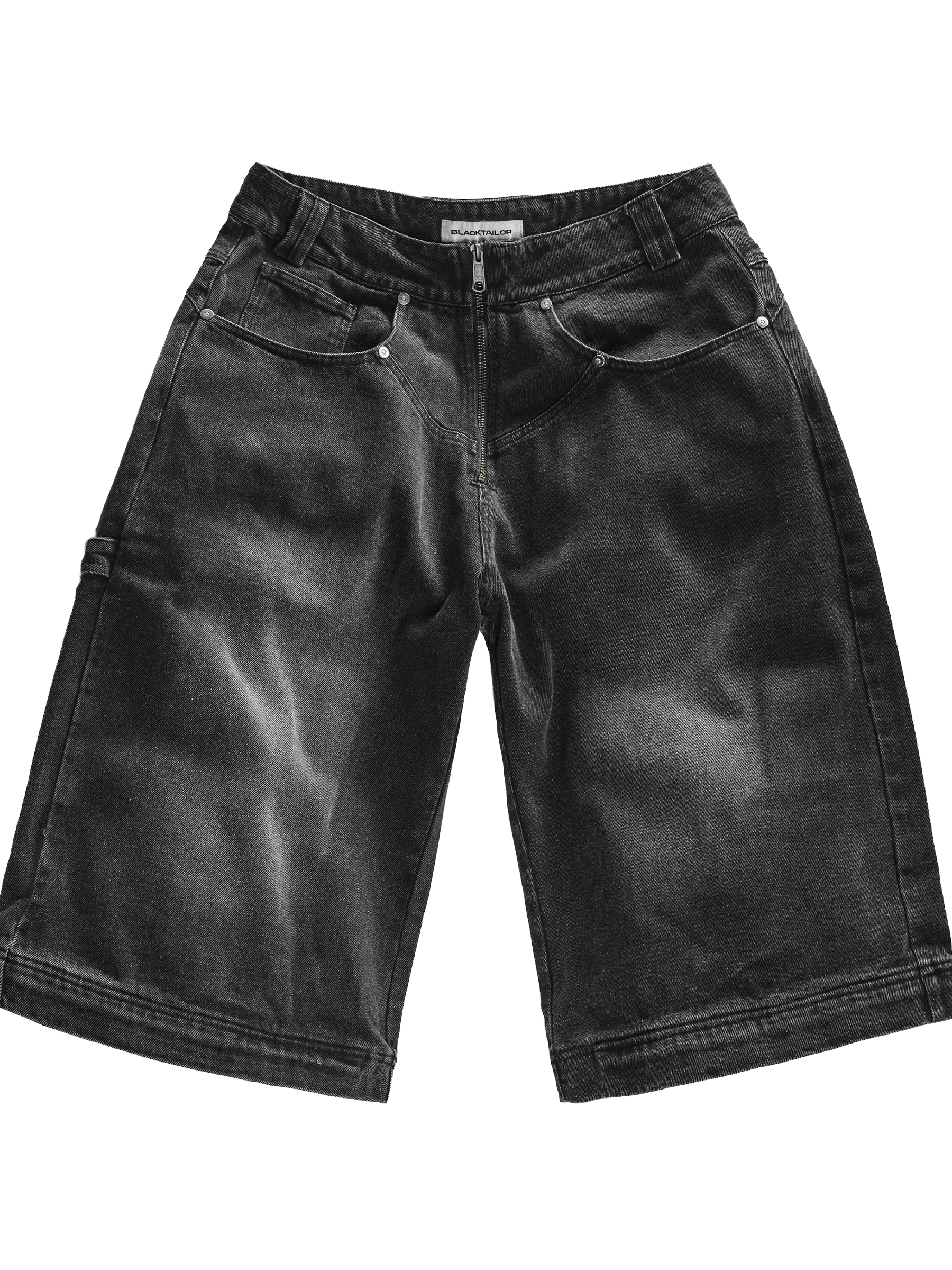 W10 Denim Jorts Graphite/Greencamo – BLACKTAILOR