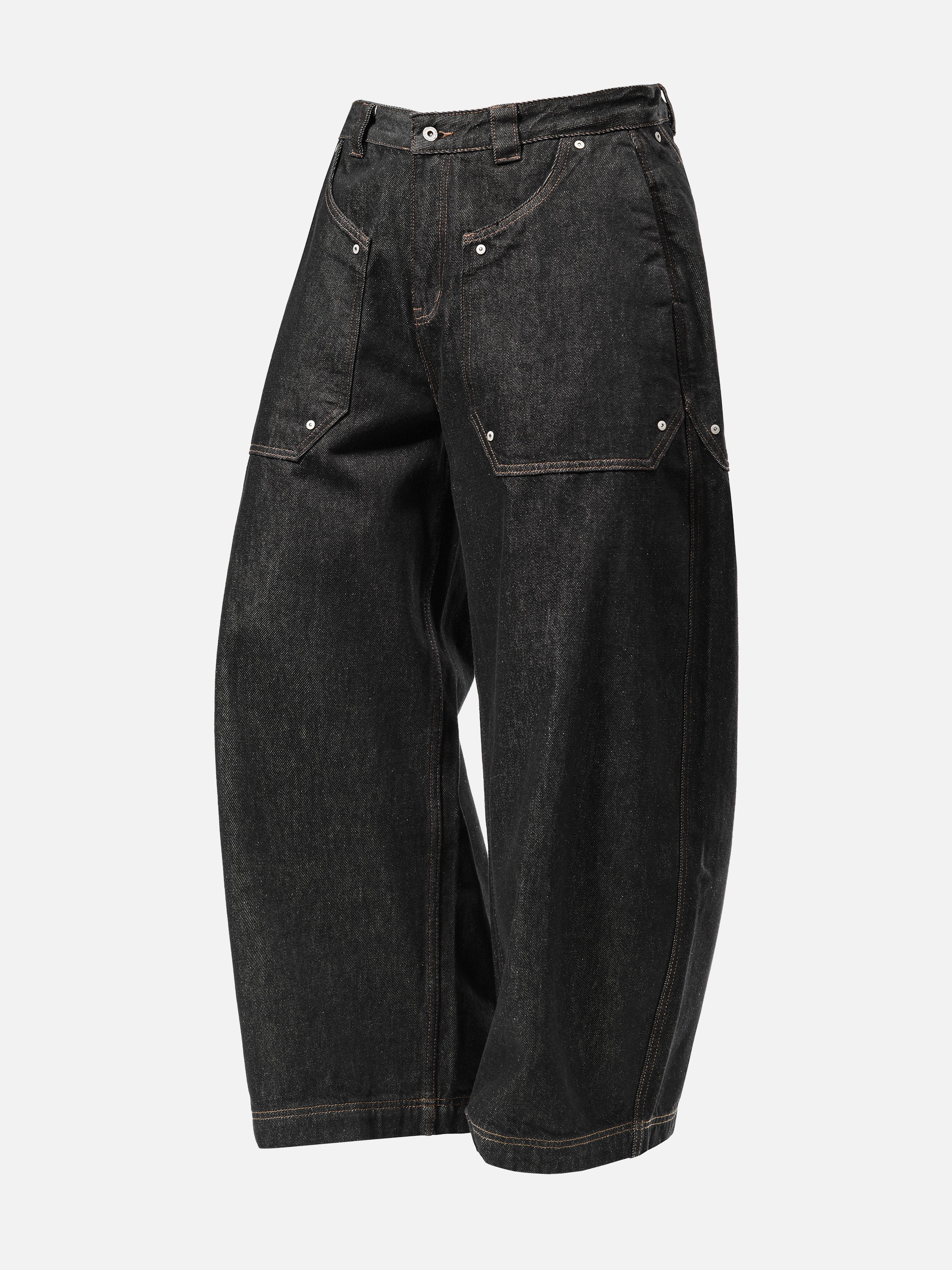 RIVET BAGGY DENIM