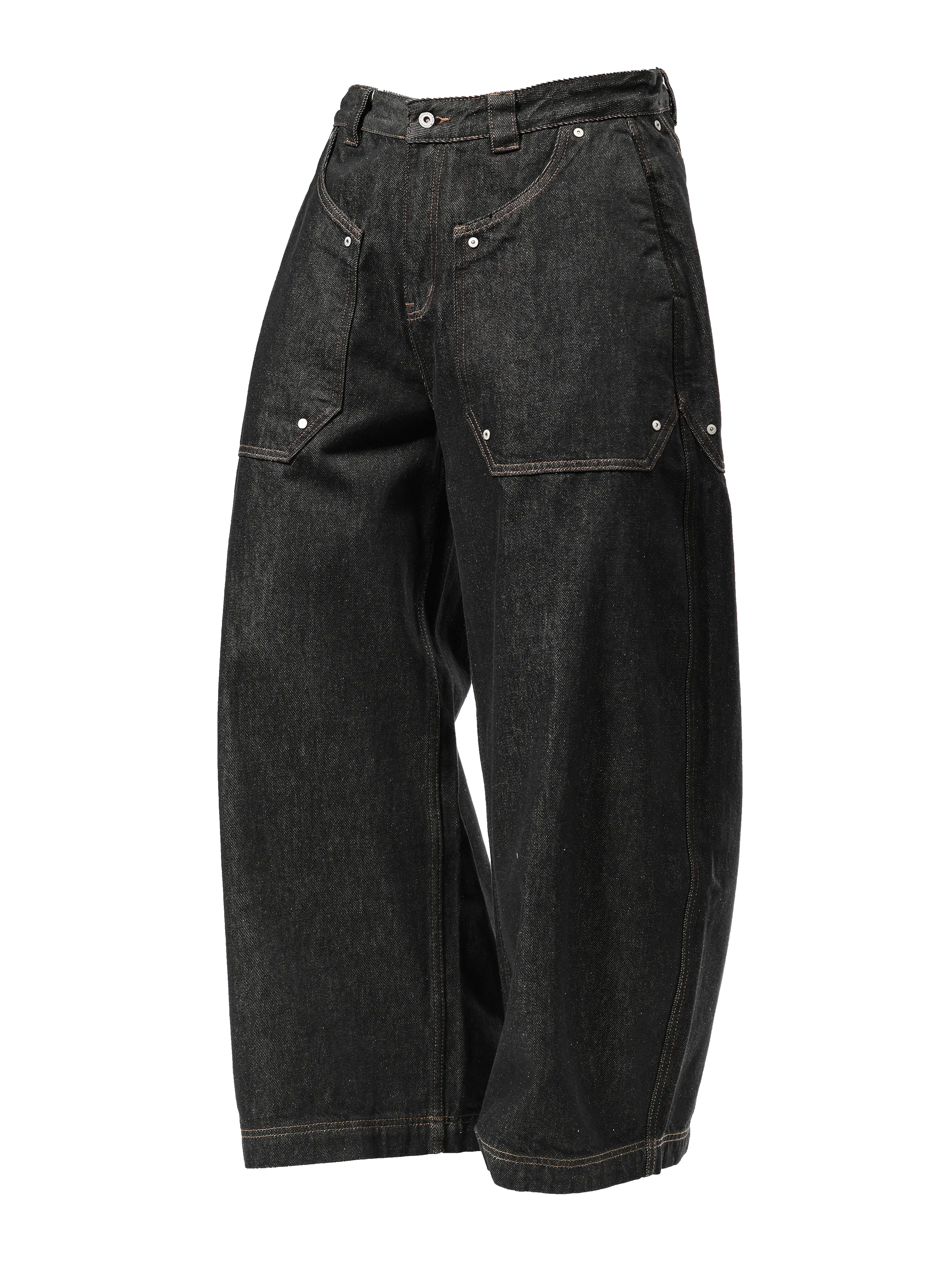 RIVET BAGGY DENIM