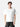 White Oversized T-Shirt, front half-body on model