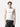 White Ribbed Tank, front half-body on model
