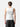 White Ribbed Tank, back half-body on model