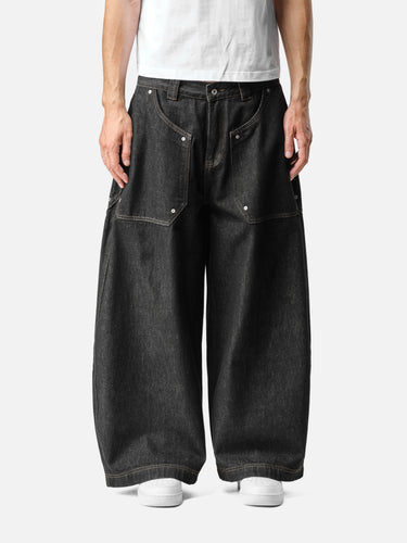 RIVET BAGGY DENIM