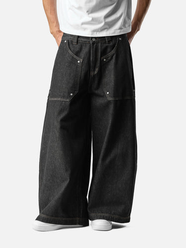 RIVET BAGGY DENIM