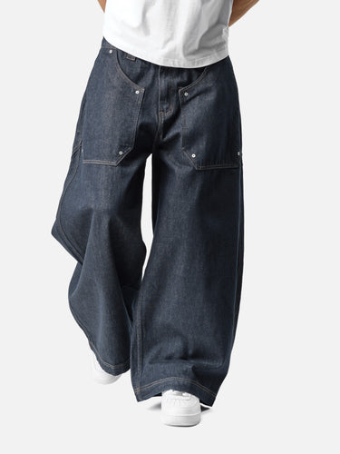 RIVET BAGGY DENIM