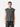 Washed Black Sleeveless T-Shirt, front half-body on model