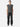 Washed Black Sleeveless T-Shirt, full-body front view on model