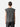 Washed Black Sleeveless T-Shirt, back half-body on model
