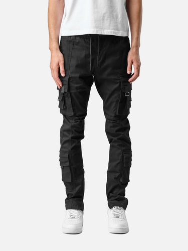 Black V2 Cargo Pants, front half-body on model