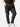 Black V4 Cargo Pants, full-body front view on model