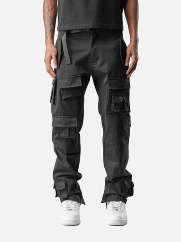 Black X1 Cargo Pants, front half-body on model
