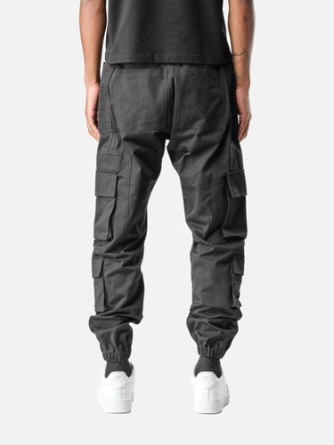 Black X12 Jogger, back half-body on model