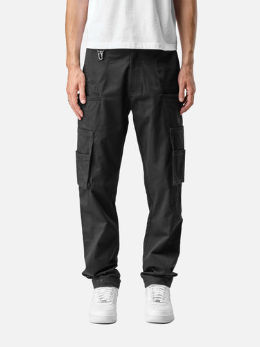 Black X16 Cargo Pants, front half-body on model