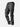 Black X6 Cargo Pants, 45-degree bent-leg side view