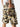Desert Camo Y6 Cargo Pants close-up, in upper half 
