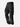 Washed Black Z40 Cargo Pants, 45-degree bent-leg side view